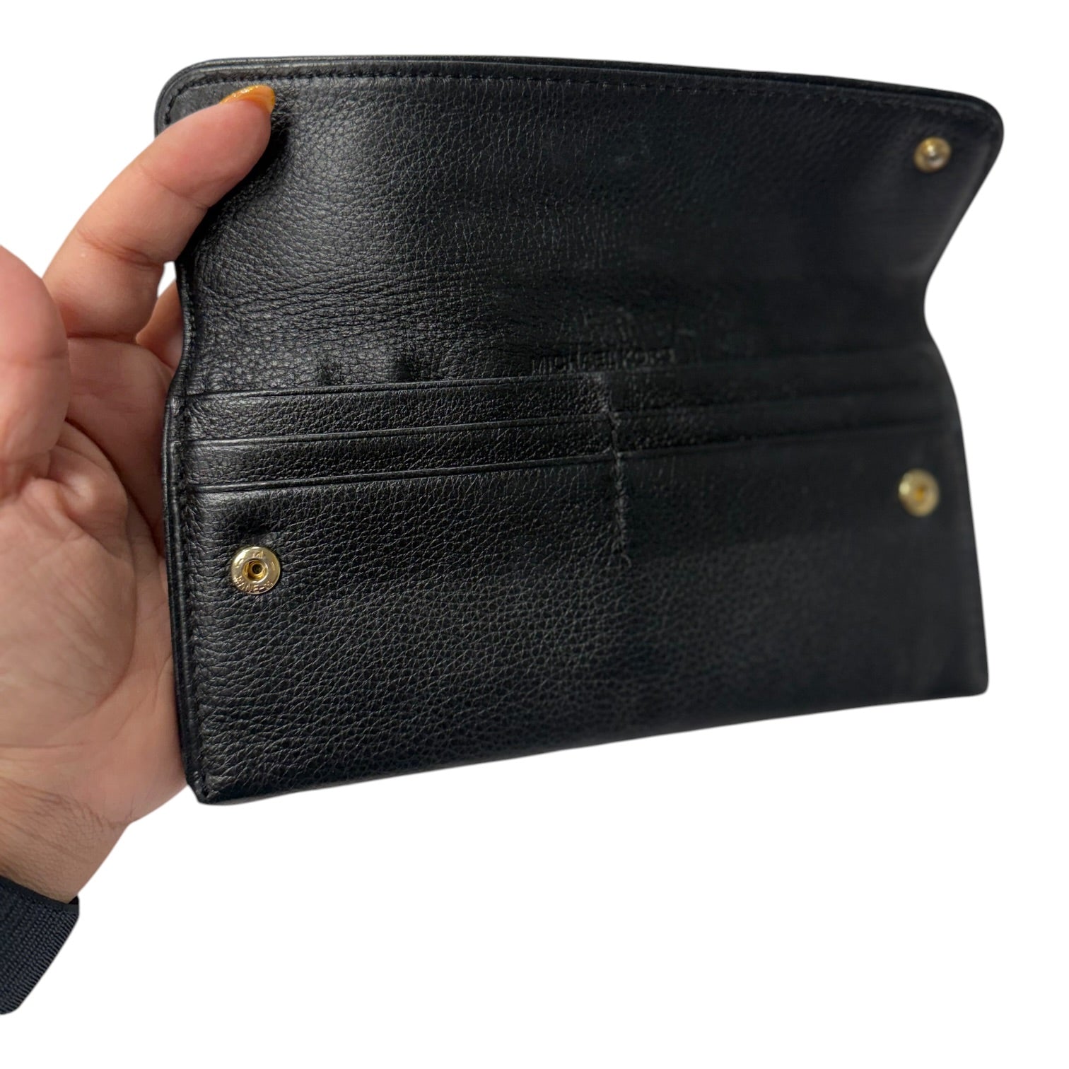 Wallet Designer By Michael Kors In Black, Size:Medium