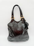 Handbag Luxury Designer By Yves Saint Laurent In Black, Size:Medium