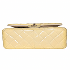 Chanel Patent Quilted Jumbo Double Flap