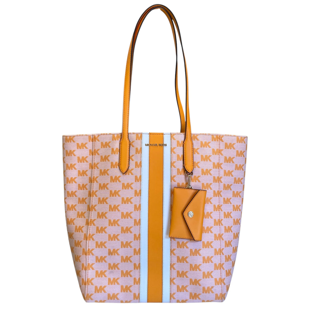 Tote Designer By Michael Kors In Orange, Size:Large