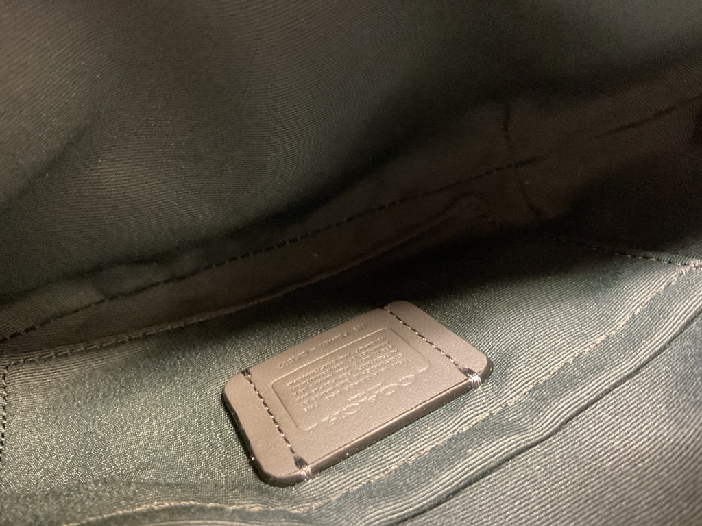 Handbag Designer By Coach In Grey, Size:Small