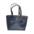 Handbag Designer By Coach In Blue, Size:Large