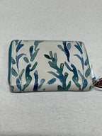 Wallet By Brighton In Blue & White, Size:Medium