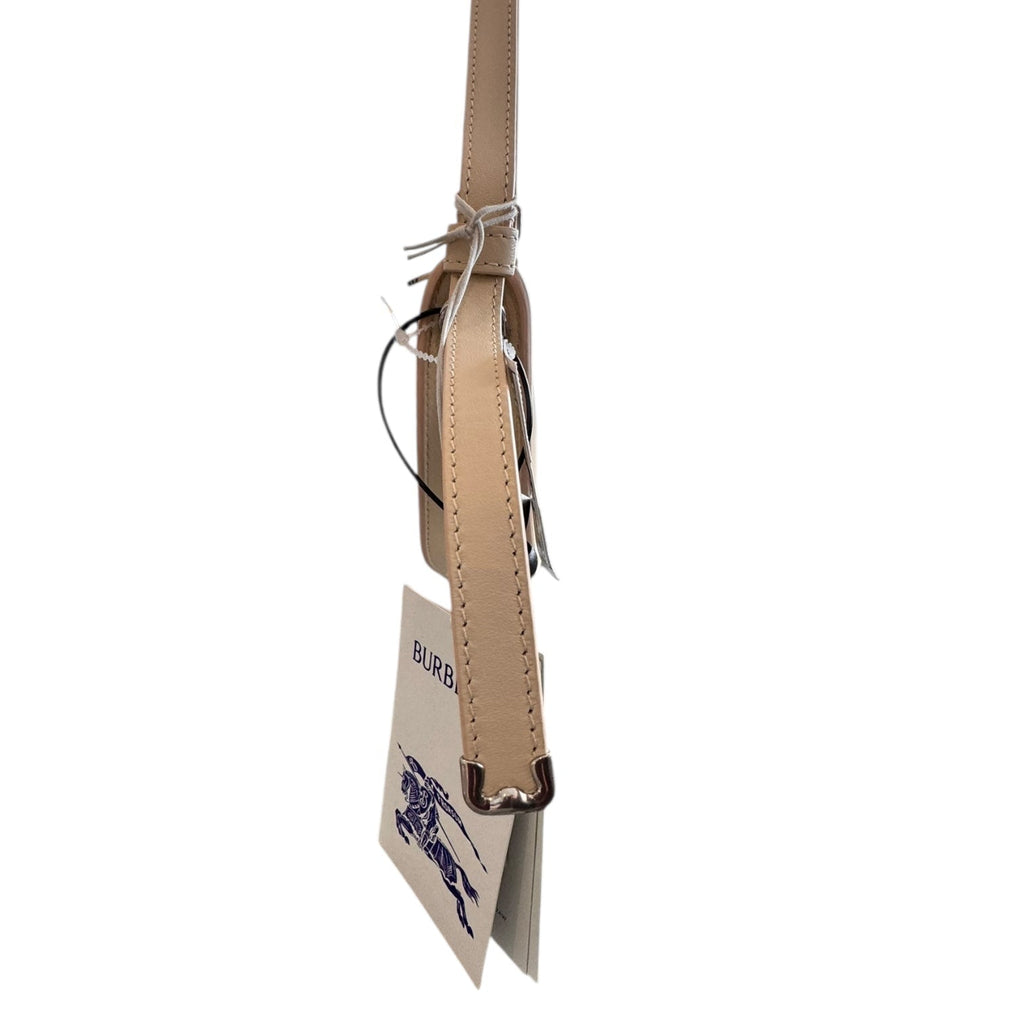 Handbag Luxury Designer By Burberry In Cream, Size:Small