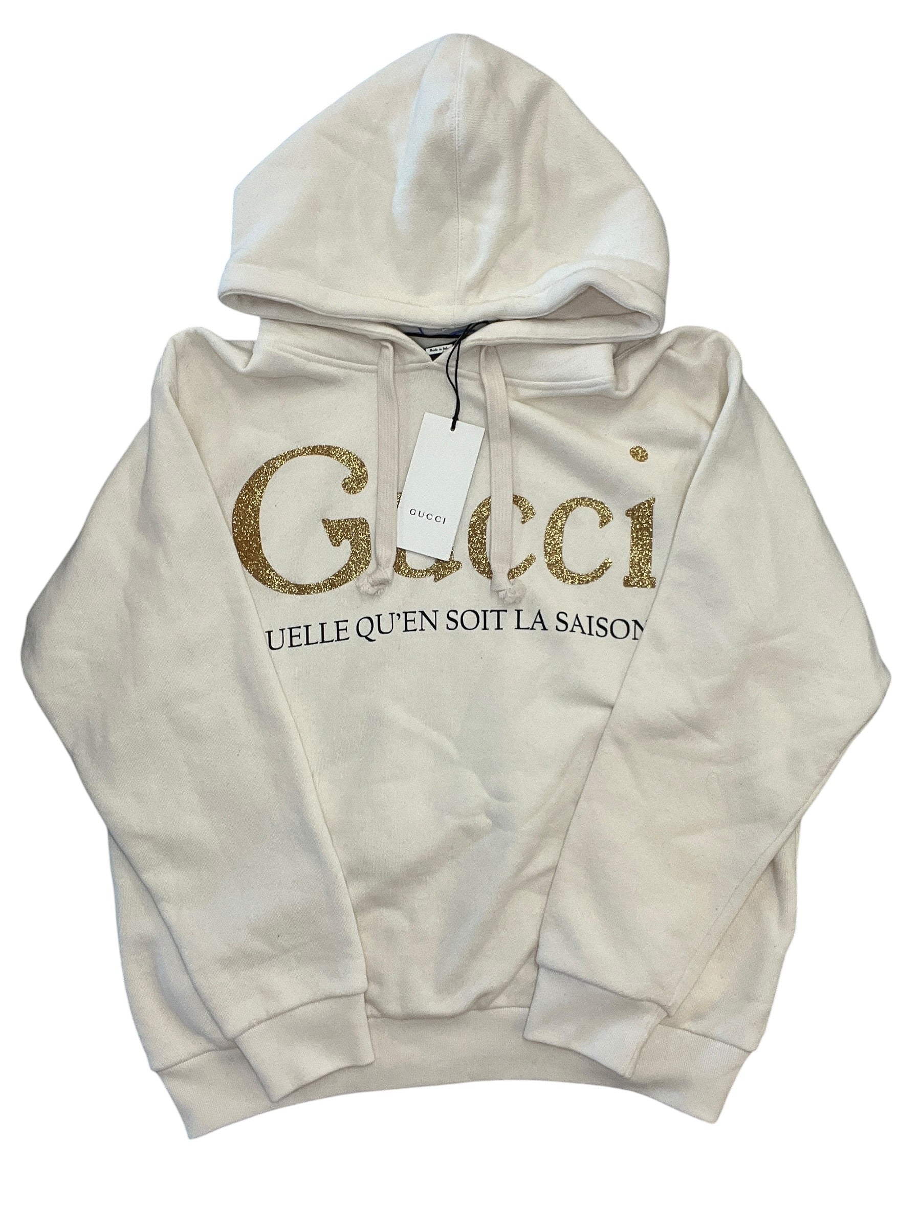 Sweatshirt Luxury Designer By Gucci In Cream, Size:S