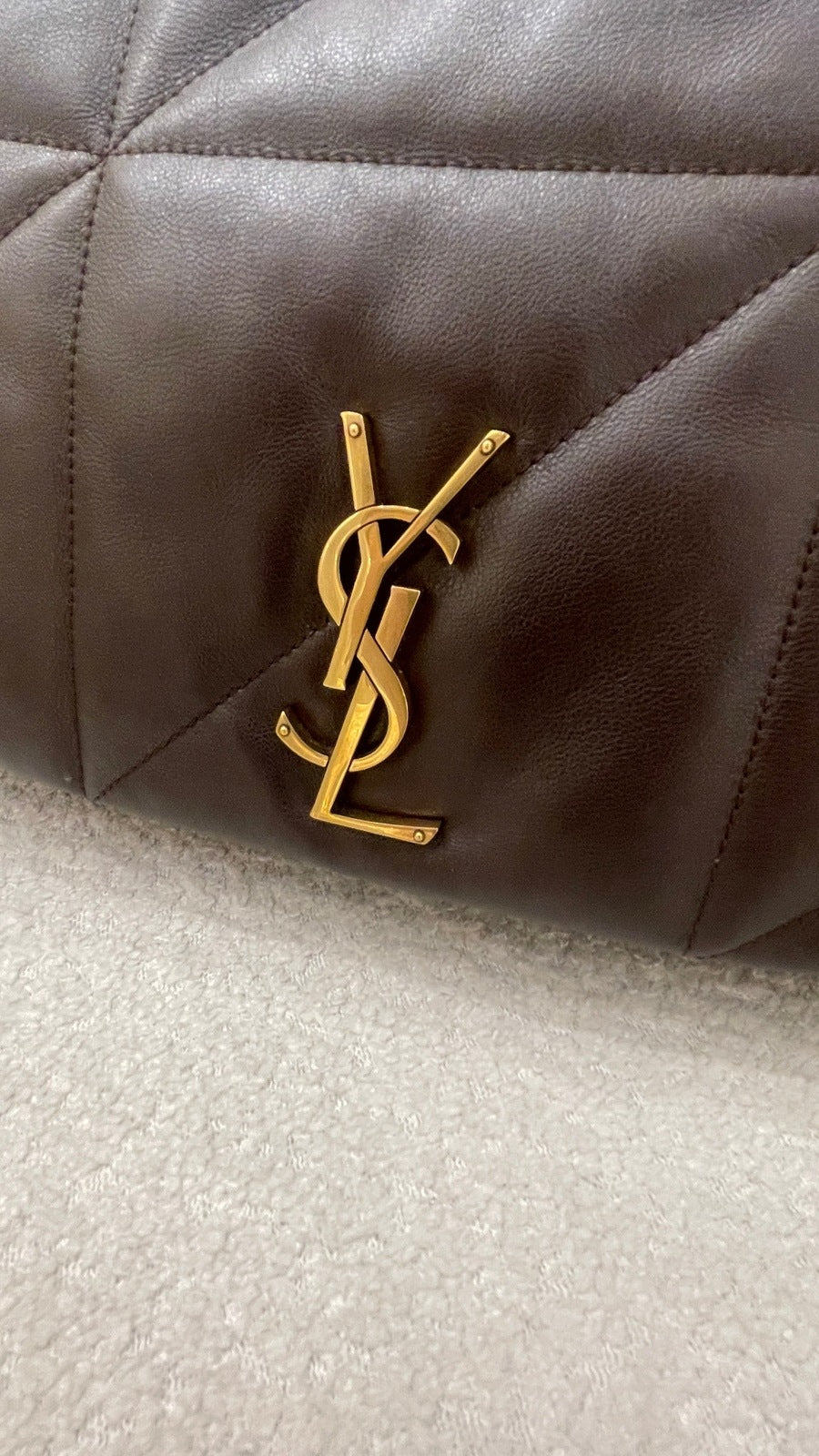 Yves Saint Laurent YSL Jamie Medium Brown Bag