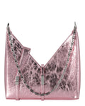 Givenchy Womens Small Metallic Cut Out Shoulder Bag