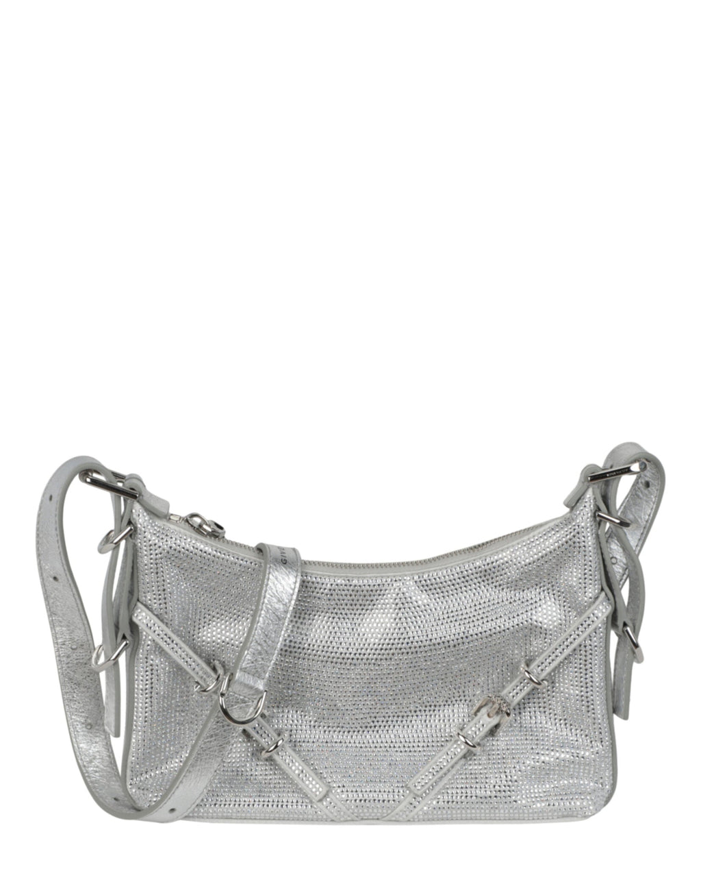 Givenchy Womens Mini Voyou Satin And Strass Shoulder Bag
