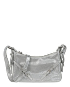 Givenchy Womens Mini Voyou Satin And Strass Shoulder Bag