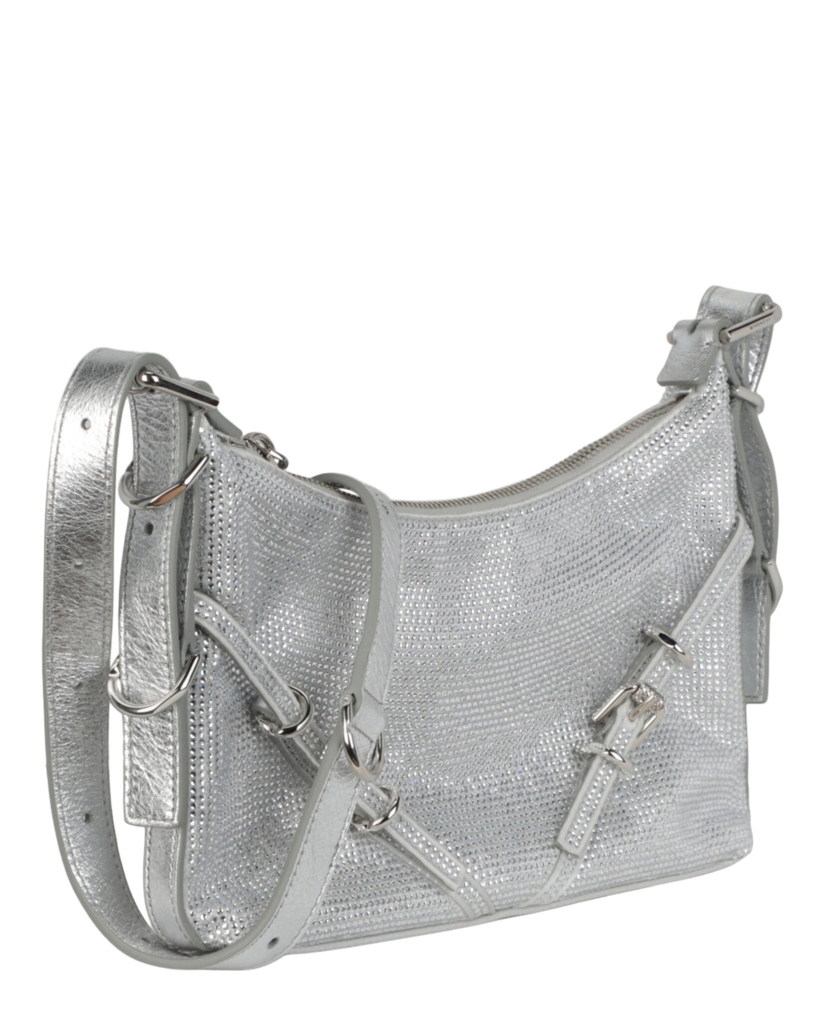 Givenchy Womens Mini Voyou Satin And Strass Shoulder Bag