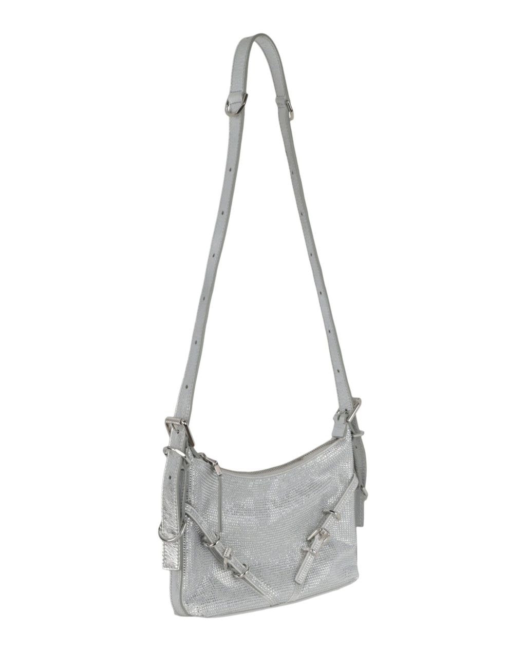 Givenchy Womens Mini Voyou Satin And Strass Shoulder Bag