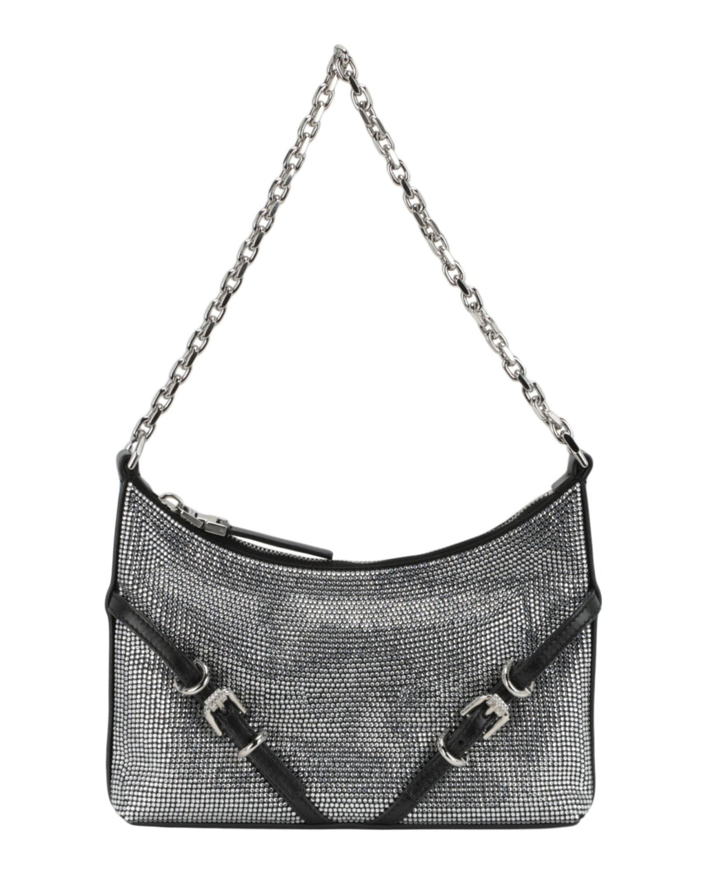 Givenchy Womens Voyou Party Shoulder Bag In Satin And Strass