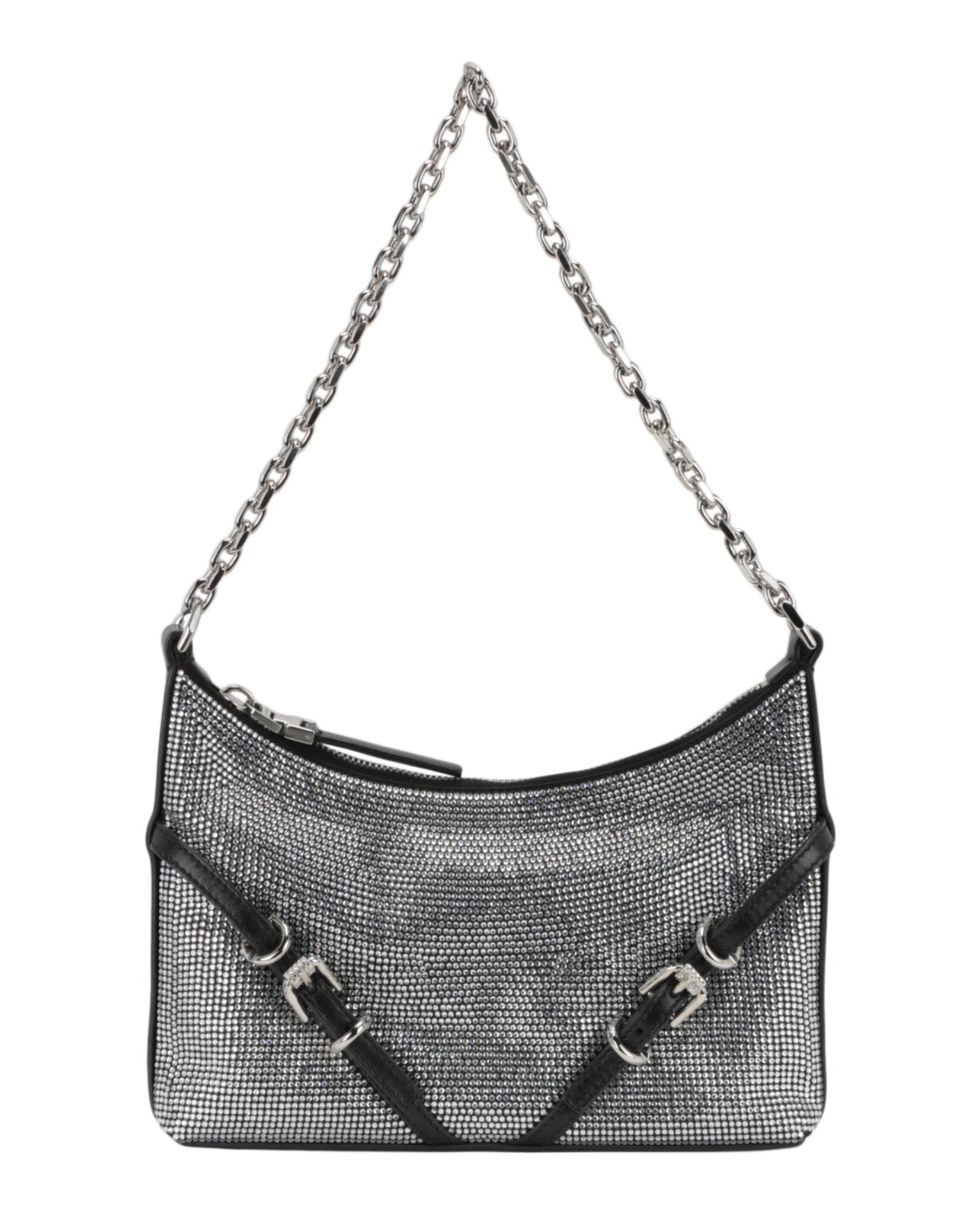 Givenchy Womens Voyou Party Shoulder Bag In Satin And Strass