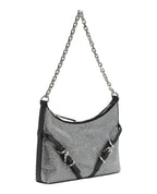 Givenchy Womens Voyou Party Shoulder Bag In Satin And Strass