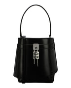 Givenchy Womens Shark Lock Leather Crossbody Bag
