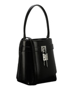 Givenchy Womens Shark Lock Leather Crossbody Bag