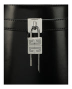 Givenchy Womens Shark Lock Leather Crossbody Bag