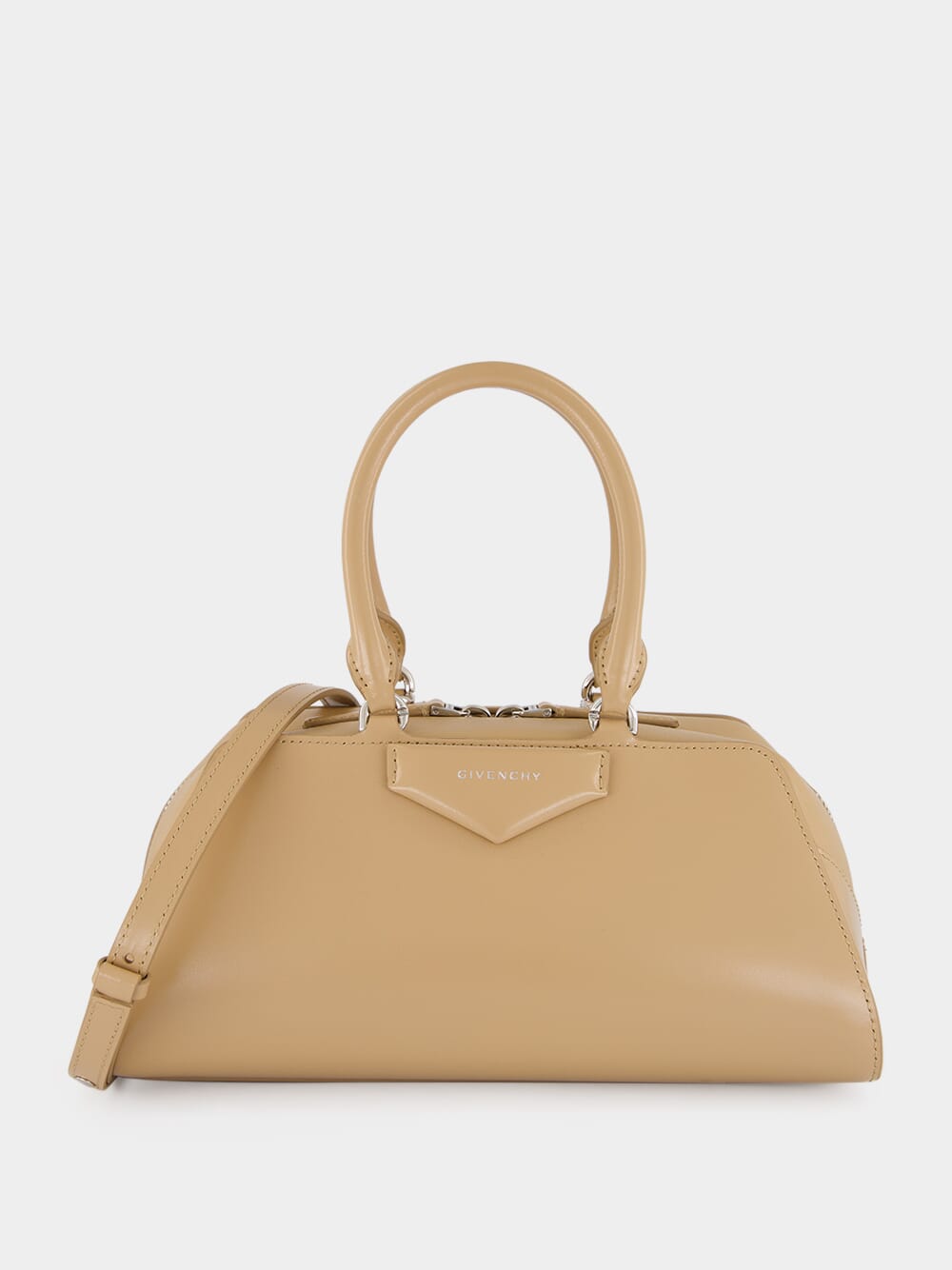 Sand Small Antigona East-West Box Bag