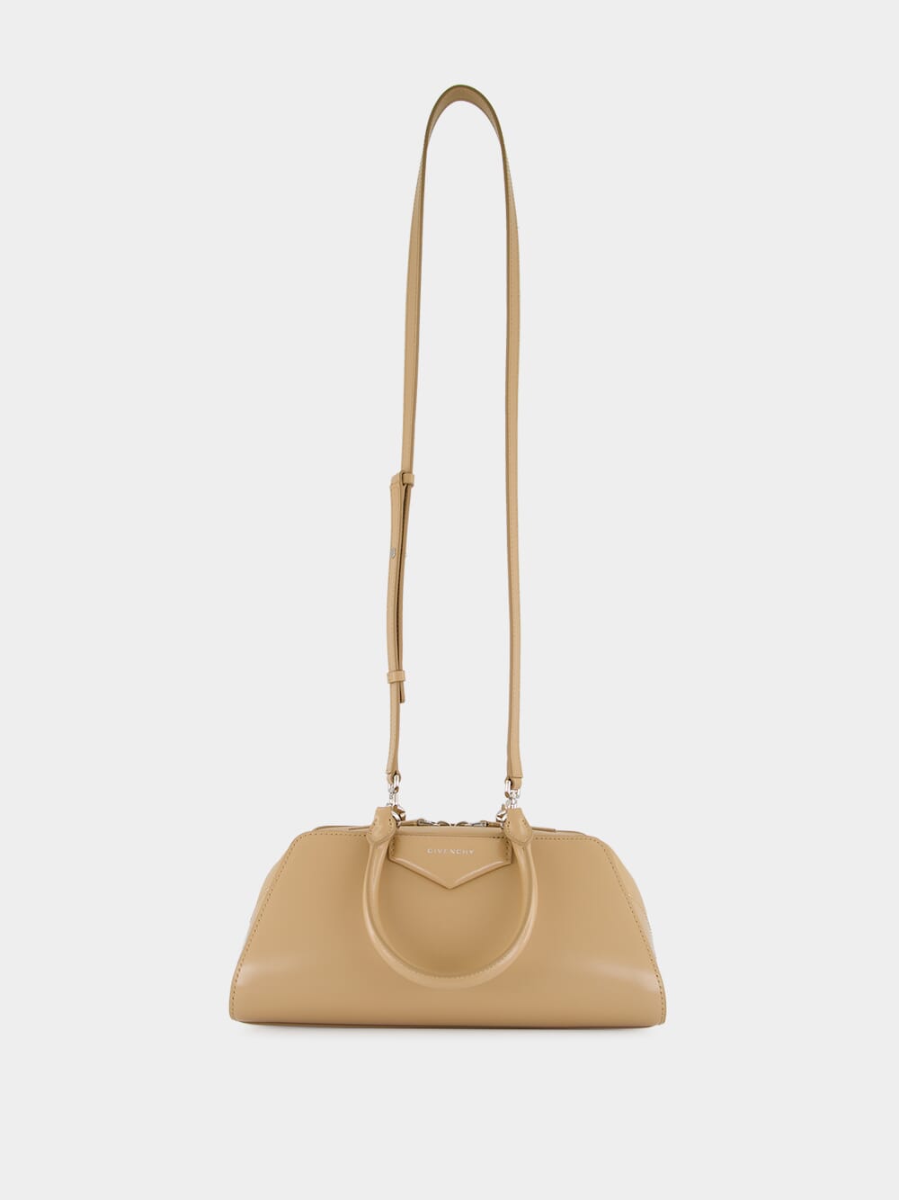 Sand Small Antigona East-West Box Bag