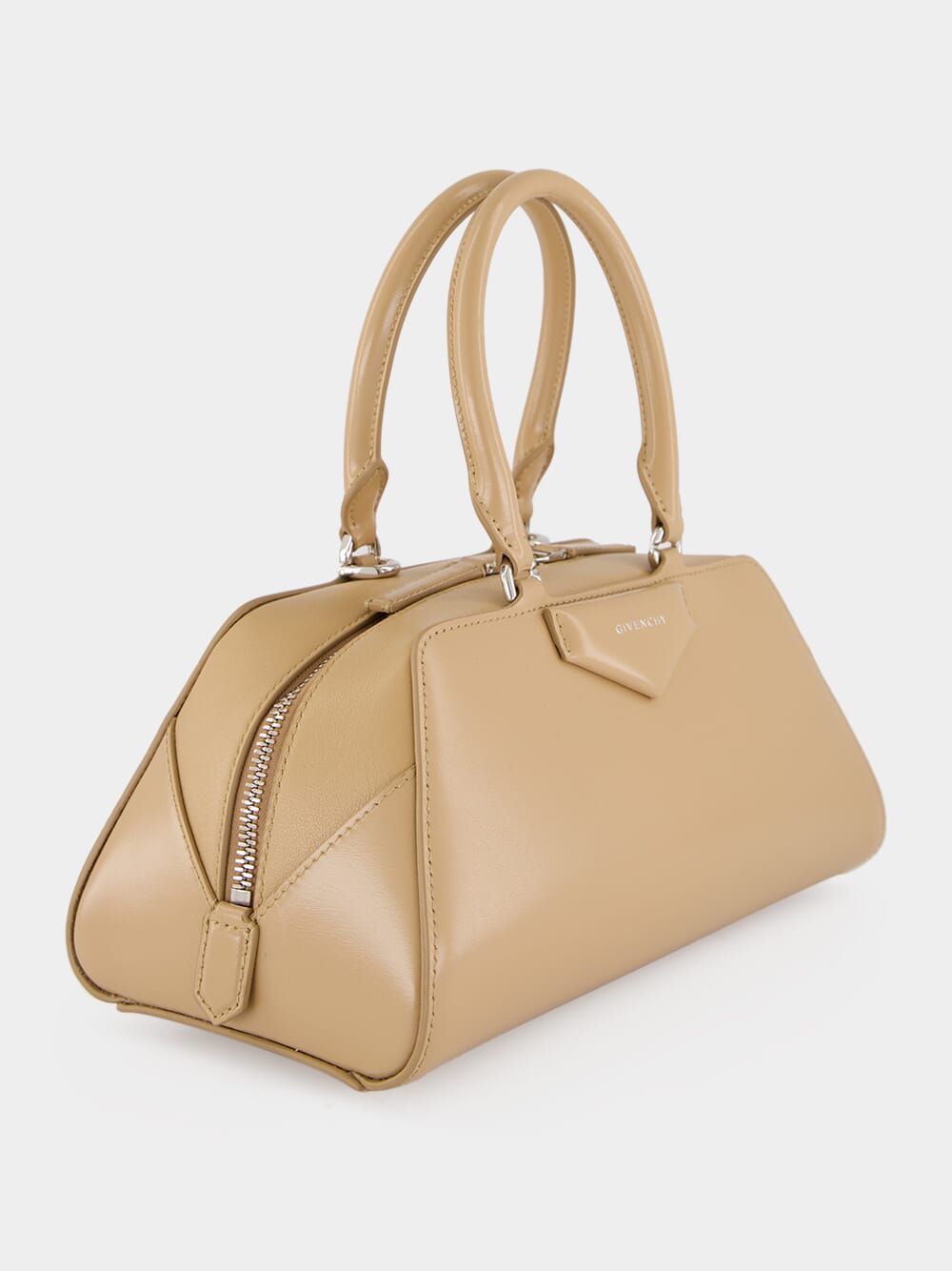 Sand Small Antigona East-West Box Bag