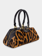 Leopard Print Mini Antigona Bag