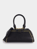 Black Mini Antigona Studded Leather Bag
