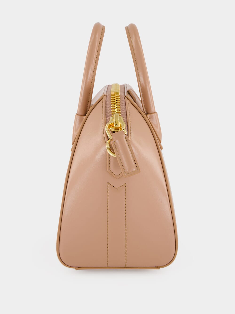 Blush Pink Mini Antigona Box Leather Bag