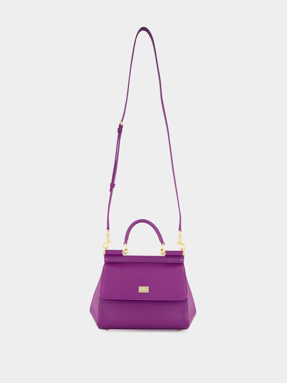 Violet Medium Sicily Calfskin Bag