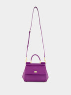 Violet Medium Sicily Calfskin Bag