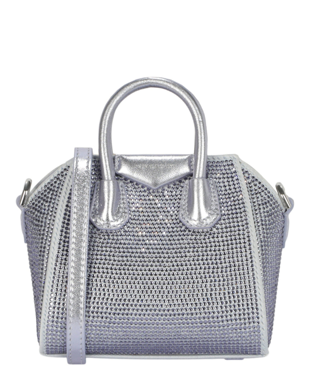 Givenchy Womens Micro Anitgona Bag In Satin With Strass