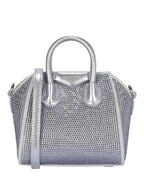 Givenchy Womens Micro Anitgona Bag In Satin With Strass