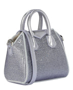 Givenchy Womens Micro Anitgona Bag In Satin With Strass