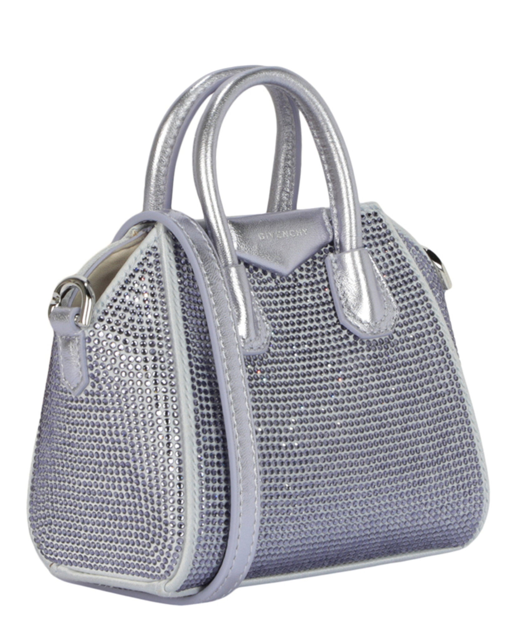 Givenchy Womens Micro Anitgona Bag In Satin With Strass
