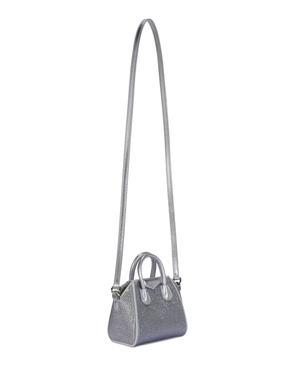 Givenchy Womens Micro Anitgona Bag In Satin With Strass