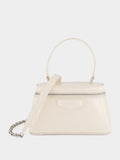 Cream Antigona Leather Vanity Mini Bag
