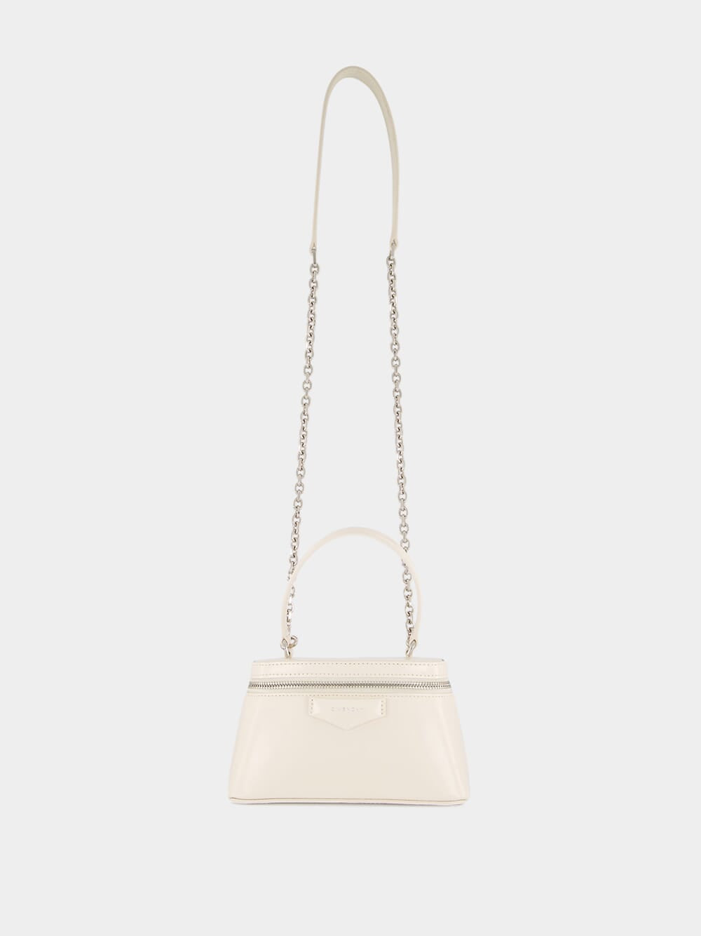Cream Antigona Leather Vanity Mini Bag
