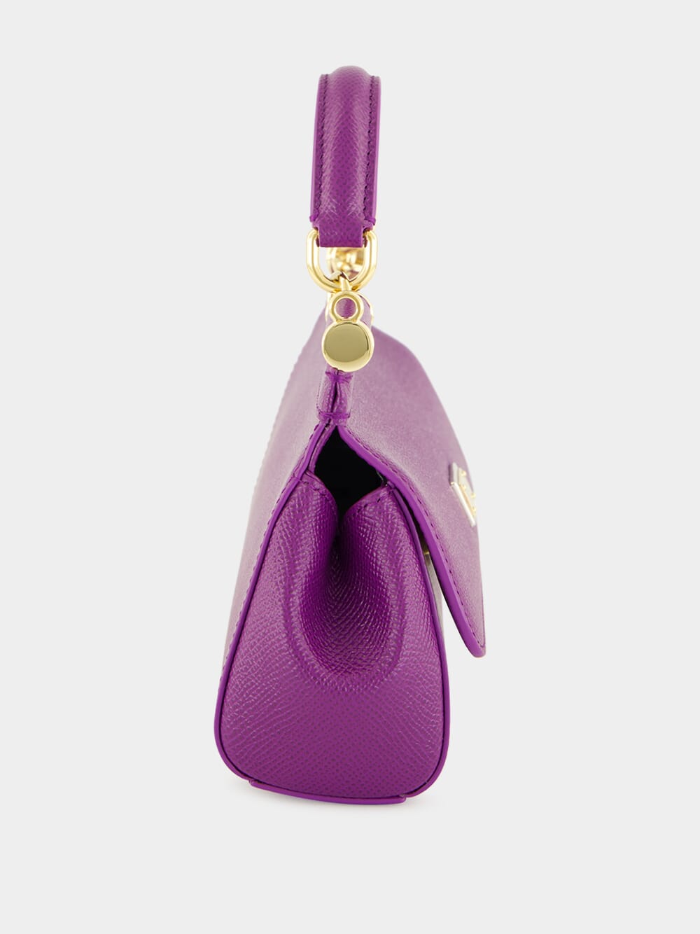 Violet Small Sicily Calfskin Bag
