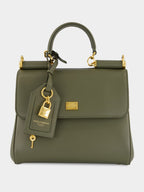 My Sicily Green Calfskin Handbag