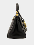 My Sicily Black Calfskin Handbag