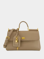 My Sicily Beige Calfskin Handbag
