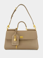 My Sicily Beige Calfskin Handbag