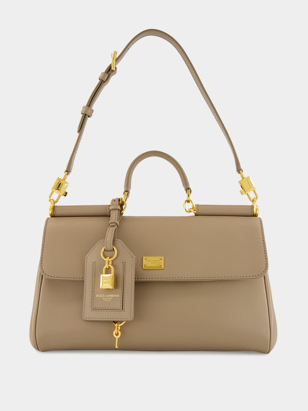 My Sicily Beige Calfskin Handbag