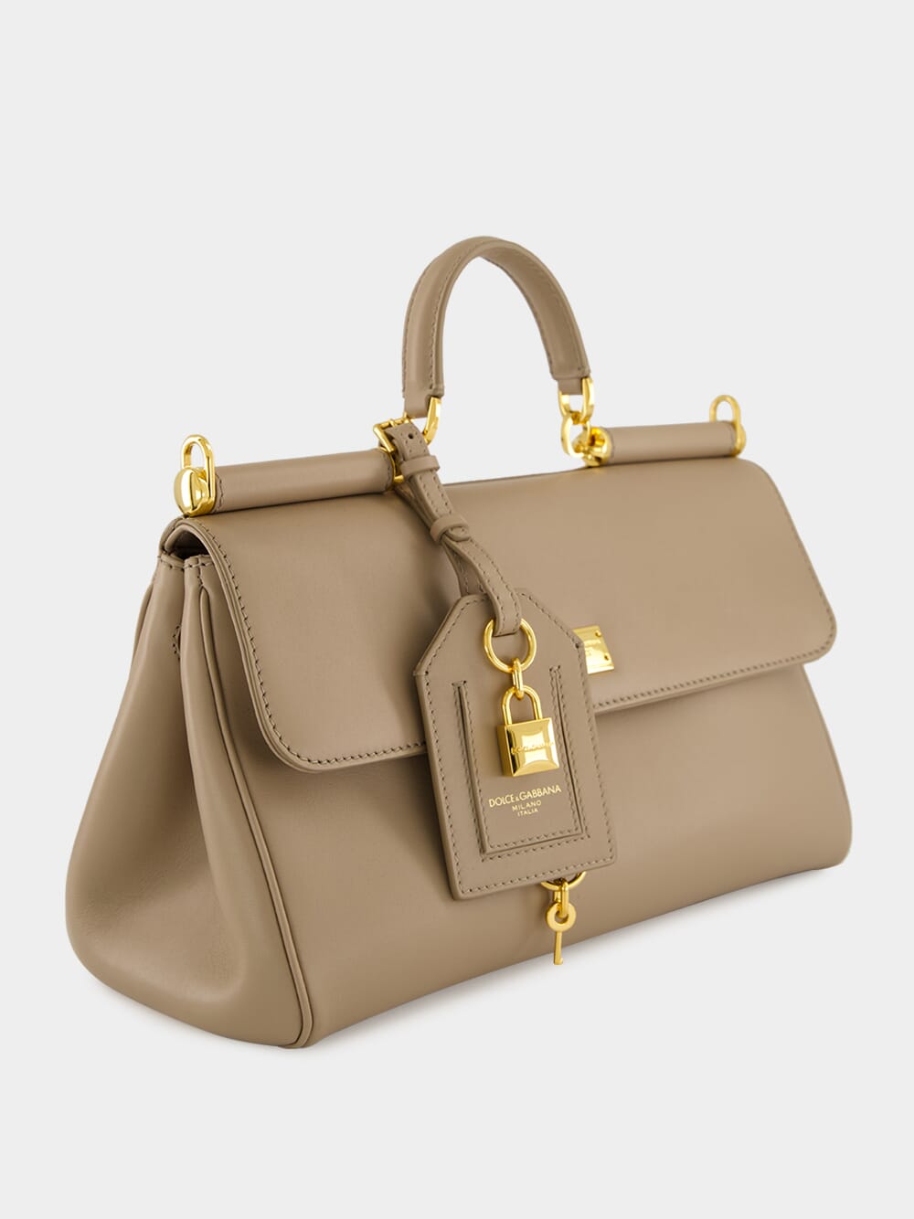 My Sicily Beige Calfskin Handbag