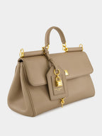 My Sicily Beige Calfskin Handbag