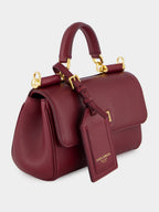 Bordeaux My Sicily Mini Calfskin Handbag