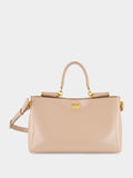 Vittoria Handbag in Nude Pink Calfskin