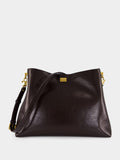 Chocolate Large Vittoria Shoulder Bag
