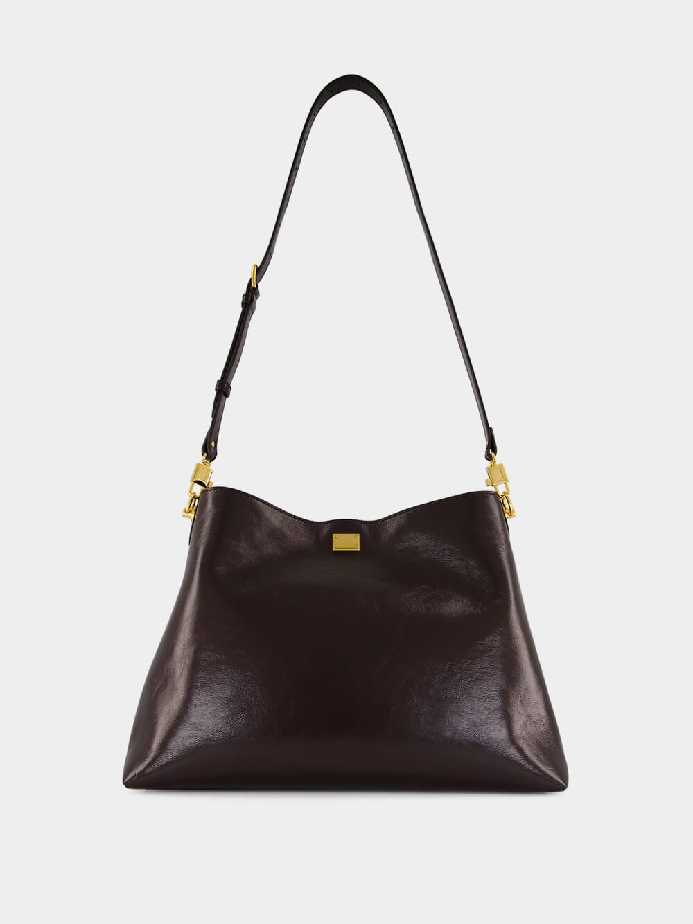 Chocolate Large Vittoria Shoulder Bag