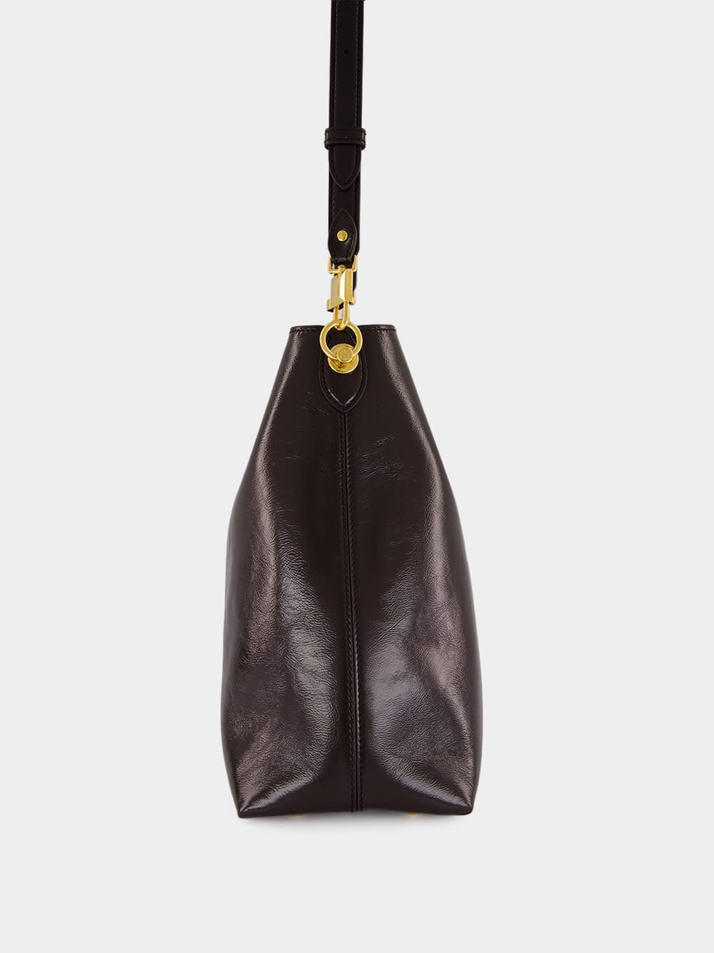Chocolate Large Vittoria Shoulder Bag