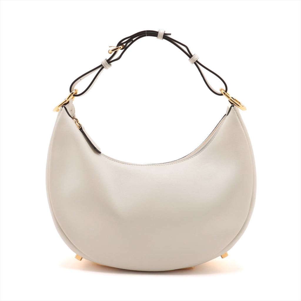 Fendi Fendigraphy Small Creme Bag